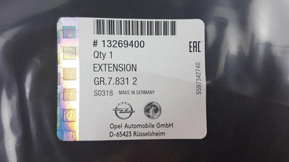 Original OPEL Insignia-A Stoßfängerabdeckung unten hinten 13269400