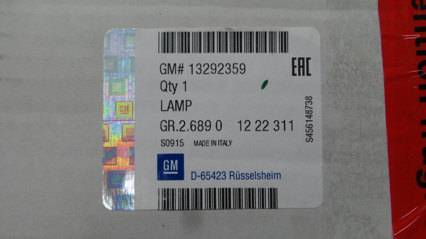 Original OPEL Zafira-C LED-Heckleuchte Rücklicht innen rechts 13292359