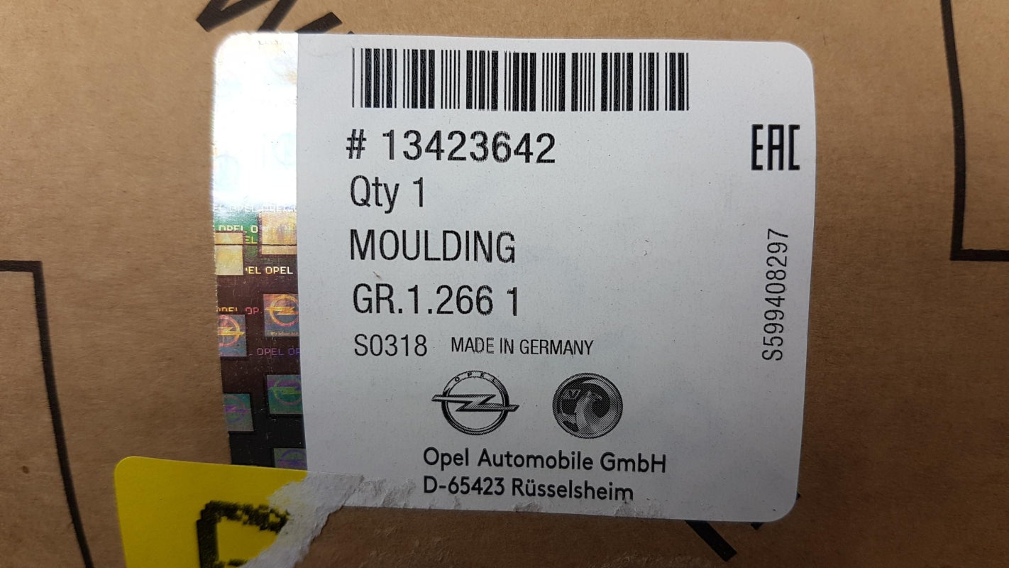 Original OE OPEL Kühlergrill Zierleiste 13423642