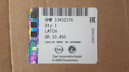Original OPEL Meriva-B Türschloss Links 13432376