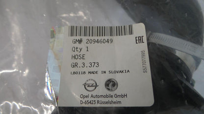 Original OE OPEL Schlauch 20946049