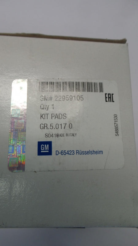 Original OPEL Insignia-A Bremsbeläge Bremsklötze vorne 22959105