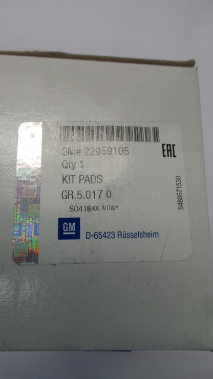 Original OPEL Insignia-A Bremsbeläge Bremsklötze vorne 22959105