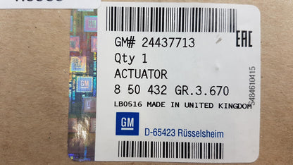 Original OPEL Astra-H Vectra-C Zafira-B 2.2i Drallklappen Stellmotor 24437713