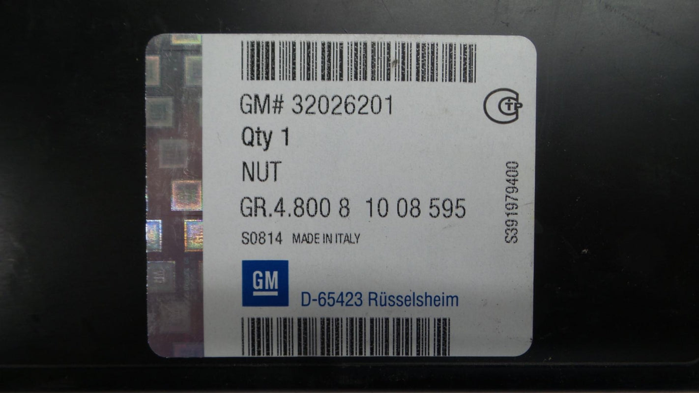Original OPEL Insignia-A Radmutternsatz 4-stück mit Schlüssel 12mm 32026201