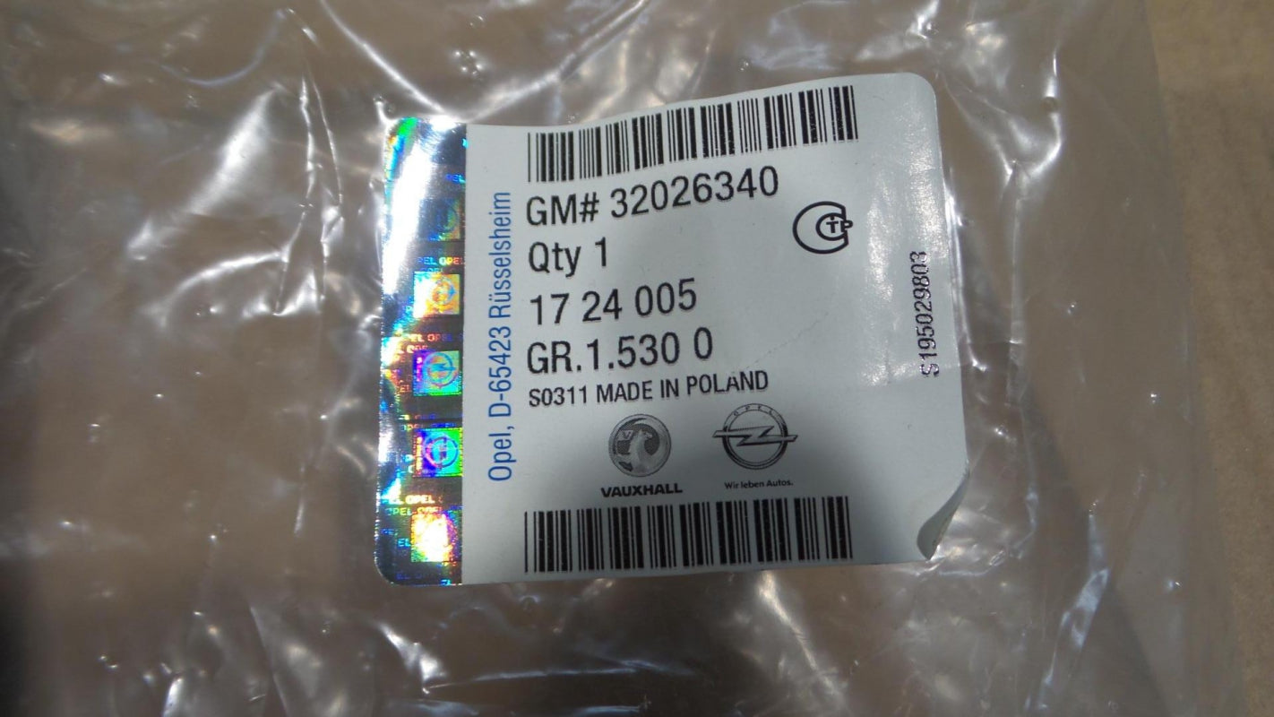 Original OPEL Meriva-B Fußmattensatz 4-teilig Gummi schwarz 32026340