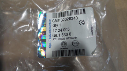 Original OPEL Meriva-B Fußmattensatz 4-teilig Gummi schwarz 32026340