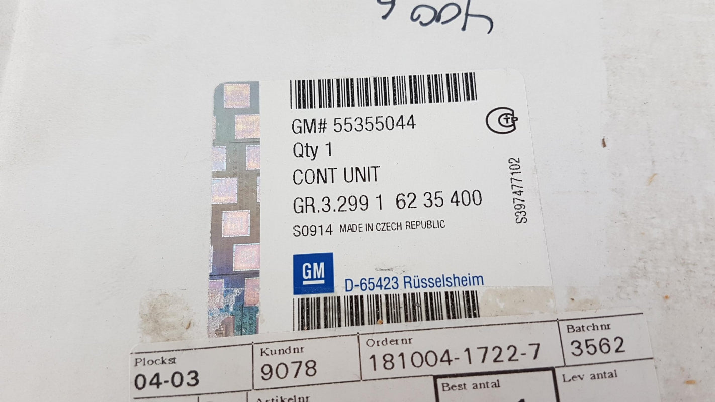 Original OPEL Astra-G Meriva-A Einspritzanlage Steuergerät Benzinmotor 55355044