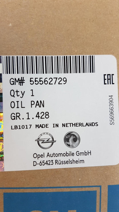 Original OPEL Adam Astra-J Corsa-D-E Meriva-B Insignia Motorölwanne 55562729