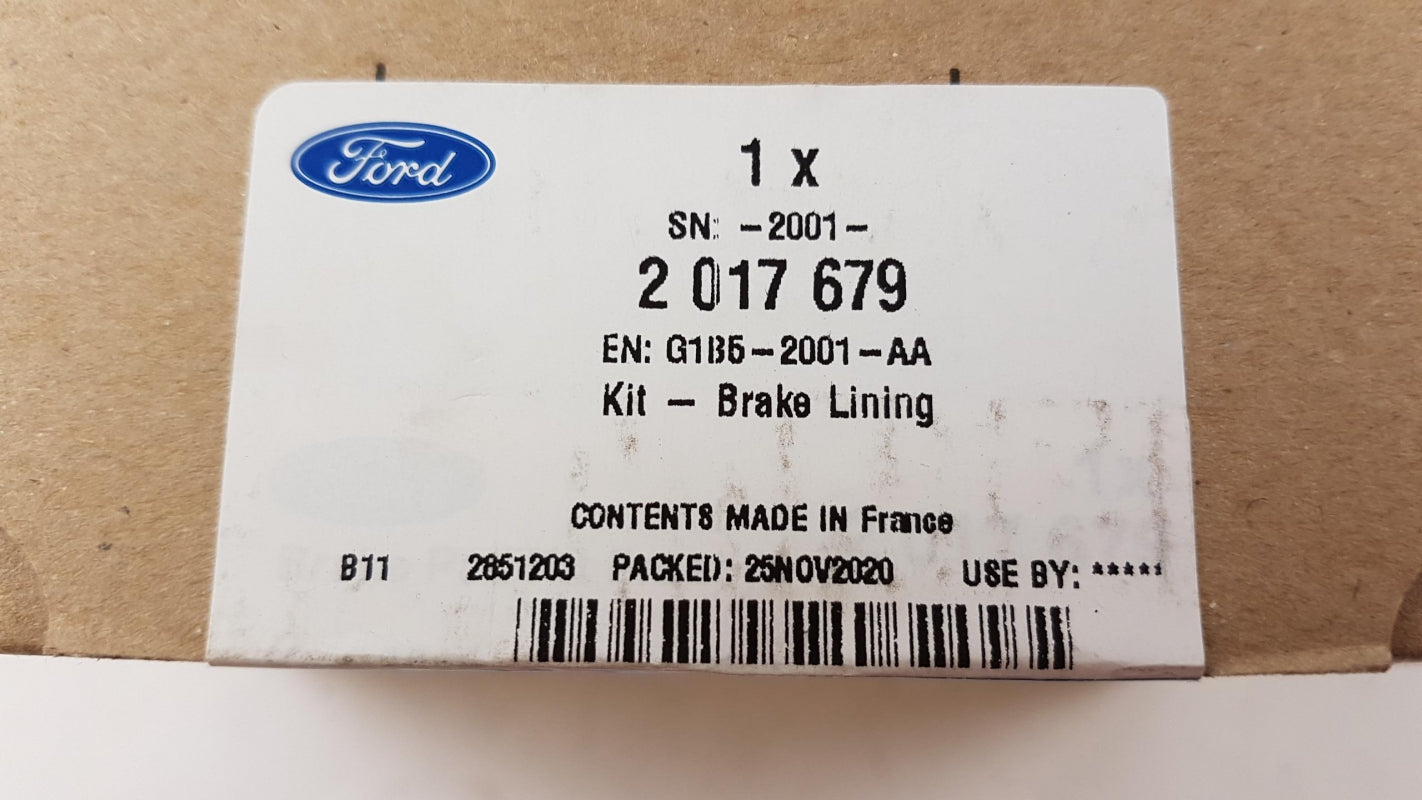 Original FORD KA CDU 2016 > Bremsbeläge vorne 2017679