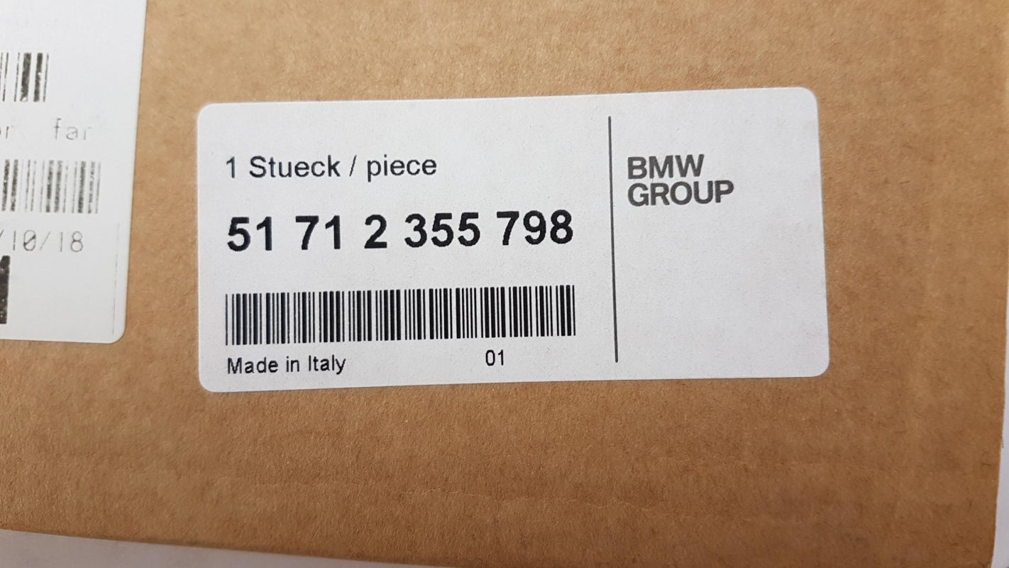 Original MINI F55 F56 F57 Zierring Scheinwerfer Vorne Rechts Schwarz 51712355798