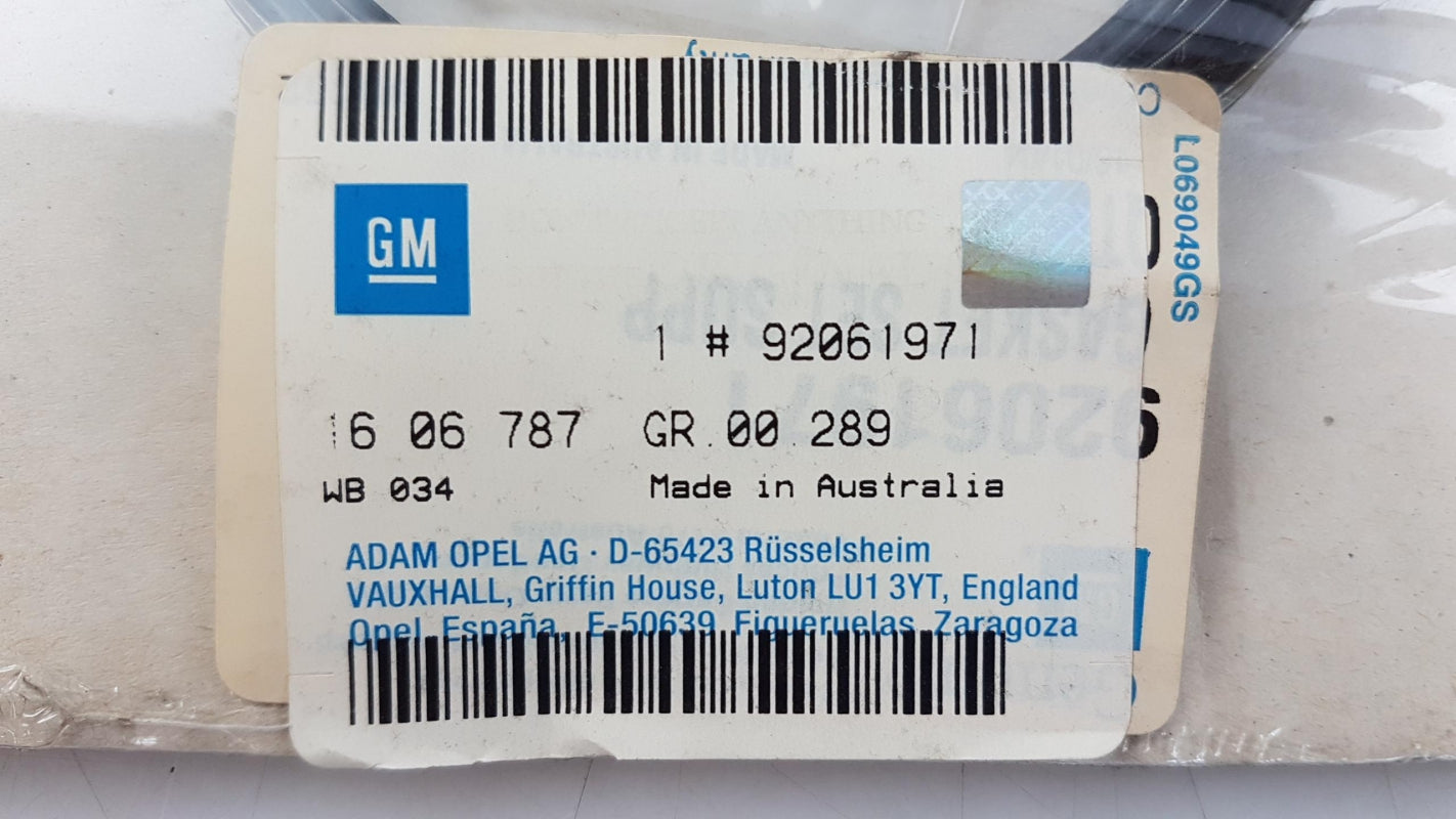 Original OE OPEL Kurbelgehäuse Dichtungssatz 92061971