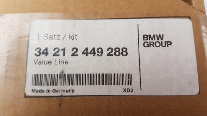 Original BMW 5er F11 Bremsbeläge mit Bremsbelagfühler hinten 34212449288
