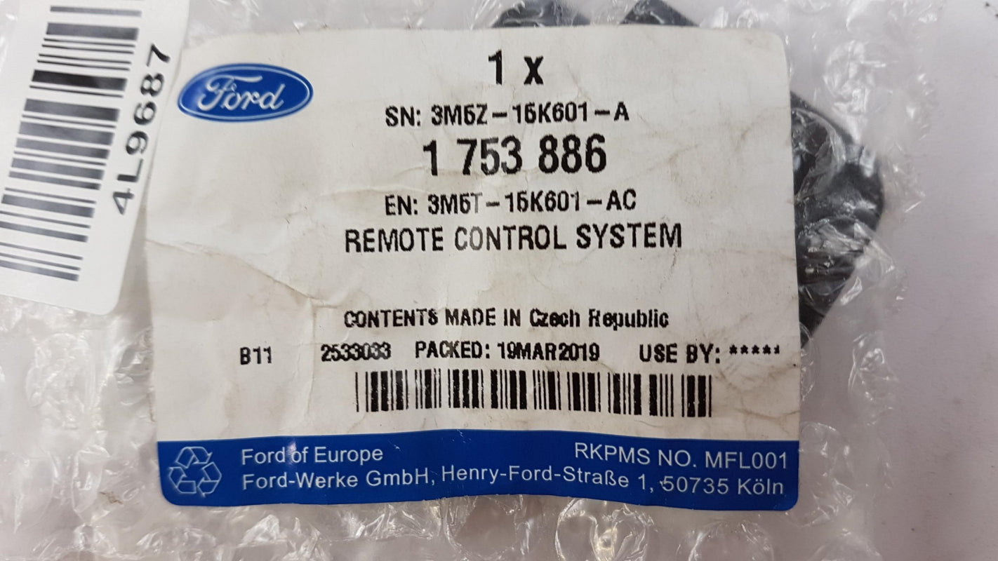 Original FORD Transit 2014 > B-Max 2012 > Funkfernbedienung 433MHz 1753886