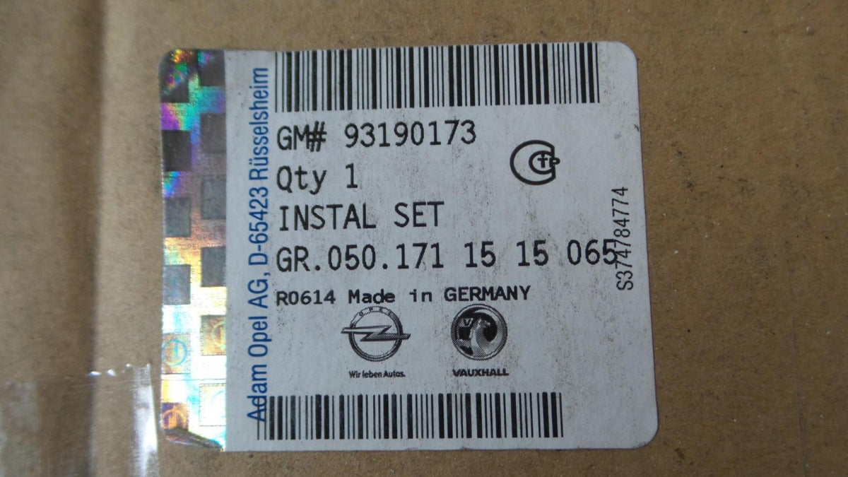 Original OPEL Astra-G/H Corsa-C Zafira-A Bremsensatz komplett hinten 93190173