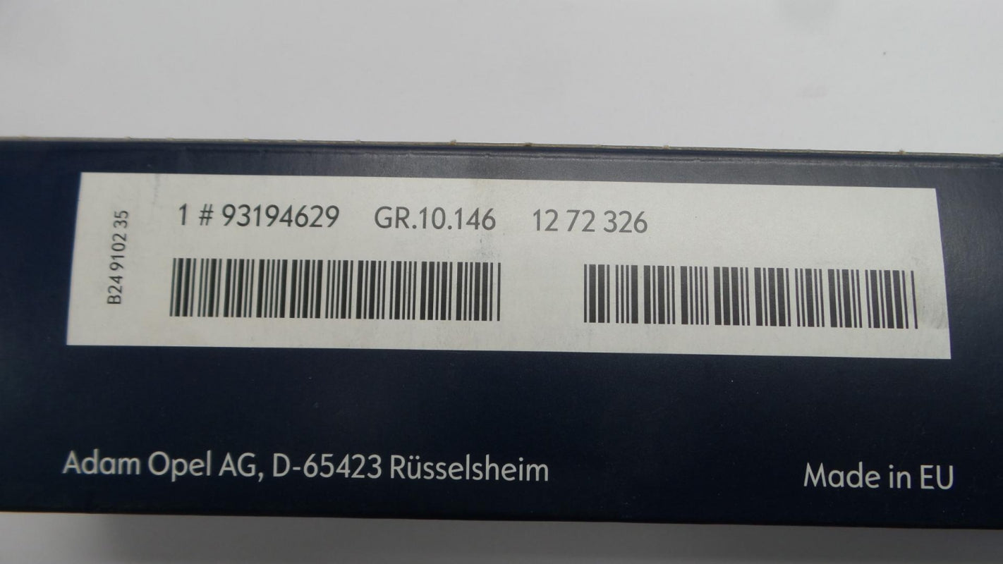 Original OPEL Astra-H 2004-2014 2x Scheibenwischer Wischerblätter Vorne 93194629