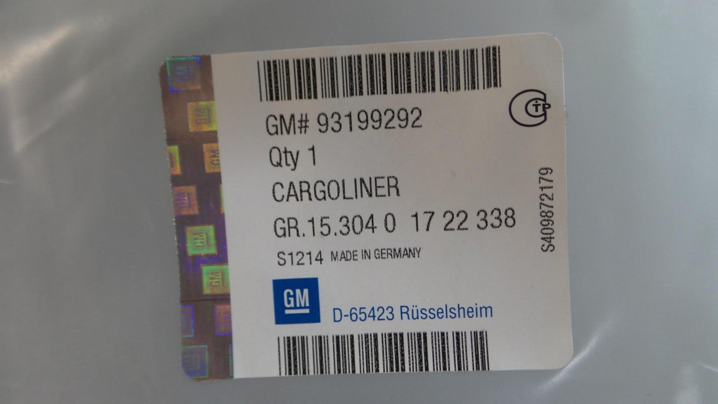 Original OPEL Corsa-D Corsa-E 5-türig Gepäckraumwanne schwarz 93199292