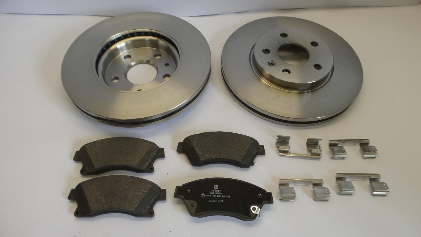 Original OPEL Astra-J 2010 > 2 Bremsscheiben + 4 Bremsbeläge Vorne 95516914