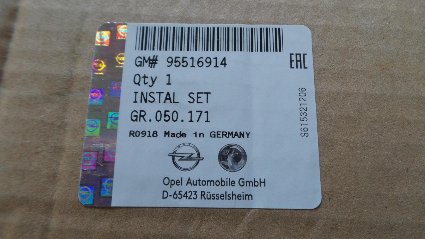 Original OPEL Astra-J 2010 > 2 Bremsscheiben + 4 Bremsbeläge Vorne 95516914