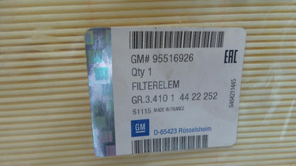 Original OPEL Vivaro-B Luftfilter 95516926