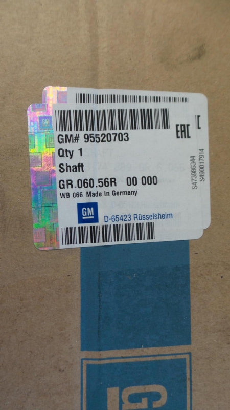 Original OPEL Astra-J Antriebswelle vorne links 95520703