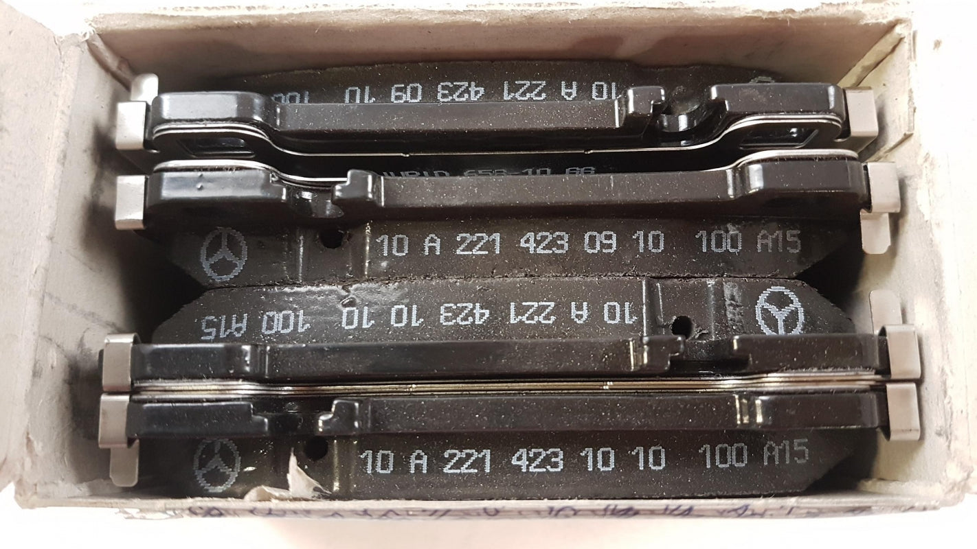 Original MERCEDES-BENZ S-Klass W221 Bremsbeläge Bremsklötze Hinten A005420612041