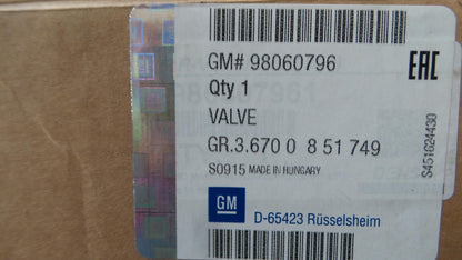 Original OPEL Astra-H 2004-2014 AGR Ventil Abgasrückführung 1.7 CDTi 98060796