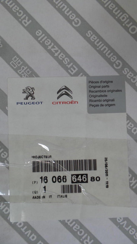 Original PEUGEOT Boxer III CITROEN Jumper III Hauptscheinwerfer links 1606664680