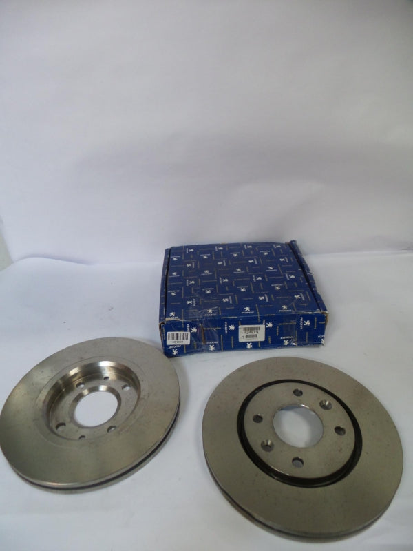 Original PEUGEOT 406 brake disc set (2 pieces) ventilated 260X24 front 4246L9 