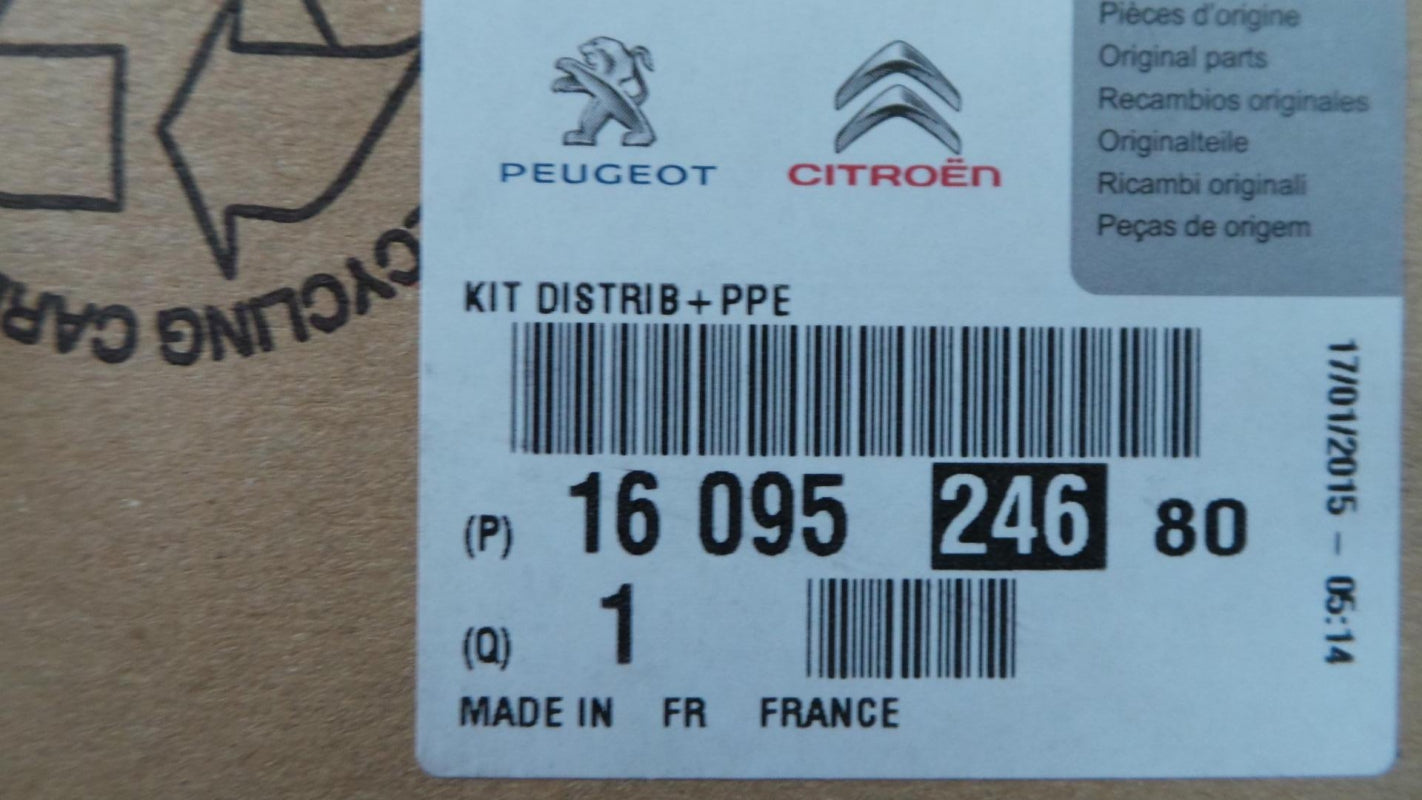 Original PEUGEOT CITROEN 2.0 HDi Wasserpumpe+Zahnriemensatz 1609524680