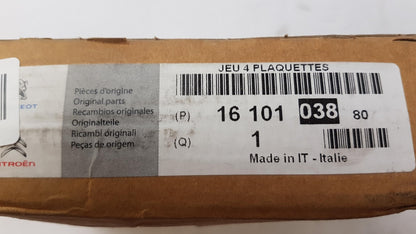 Original CITROEN C5 (X7) Bremsbeläge Satz Vorne 1610103880