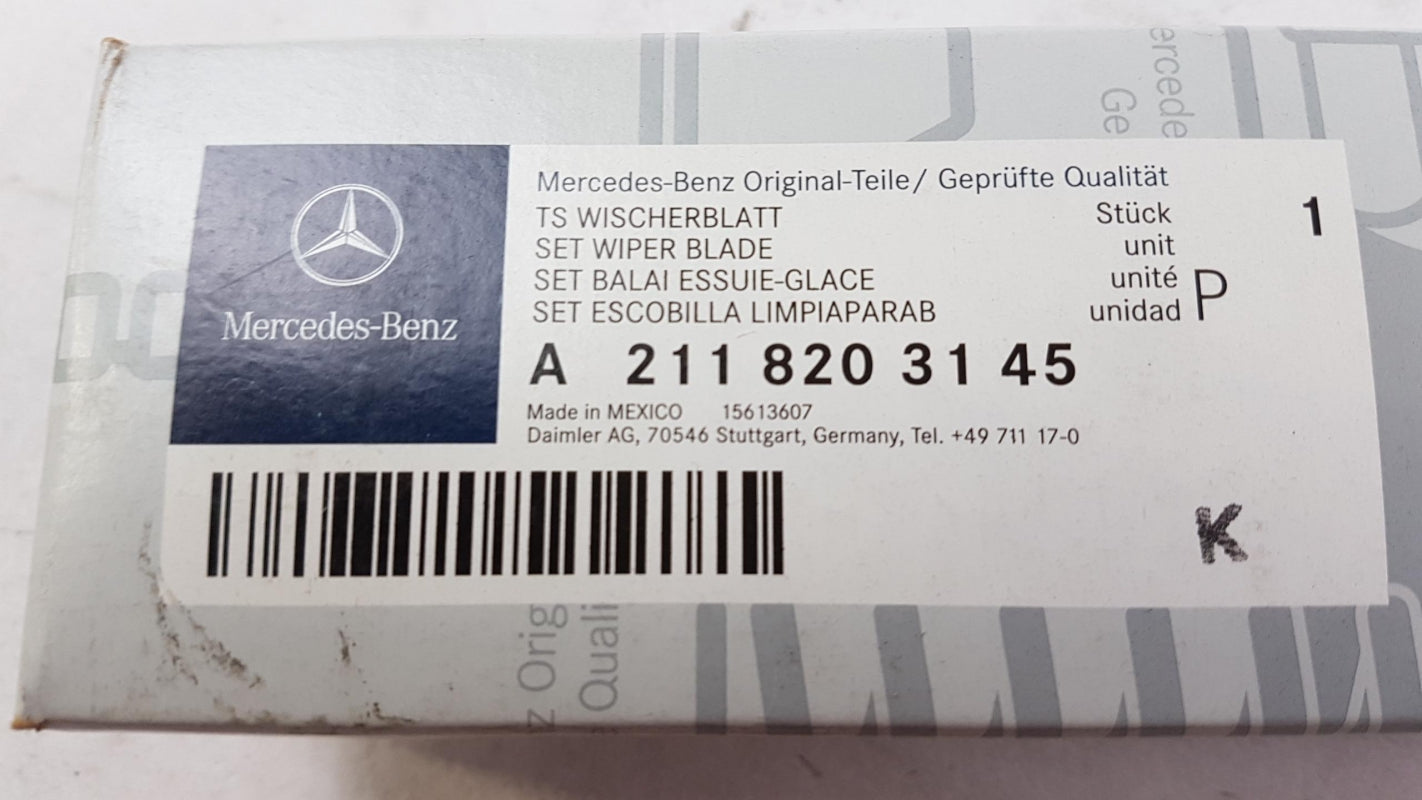 Original MERCEDES-BENZ E-klasse W211 Wischerblättersatz (2st) A2118203145