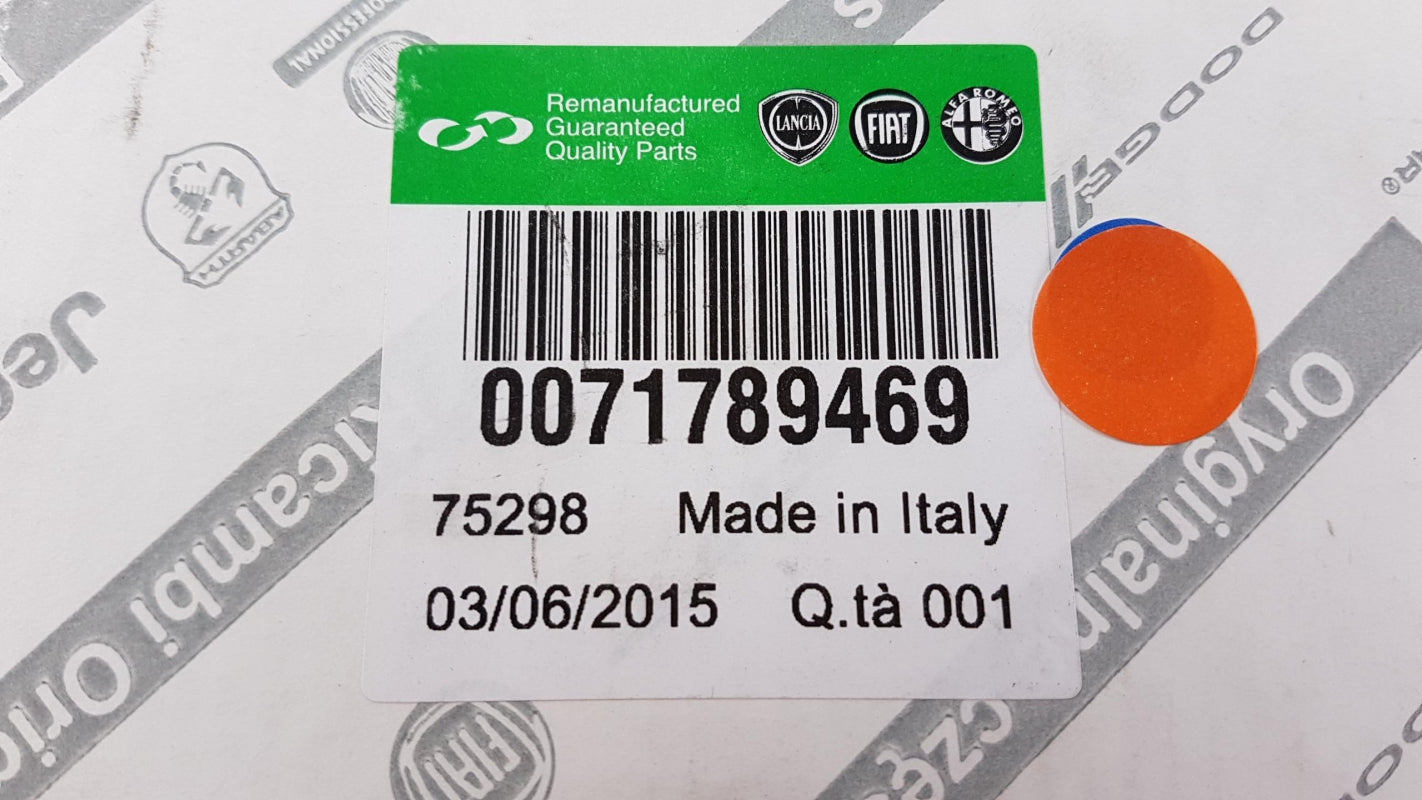 Original FIAT Doblo Punto Qubo LANCIA Mito Ypsilon 1.3JTD AGR-Ventil 71789469