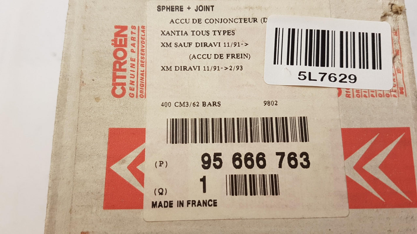 Original OE Peugeot Dämpfung Druckspeicher 95666763