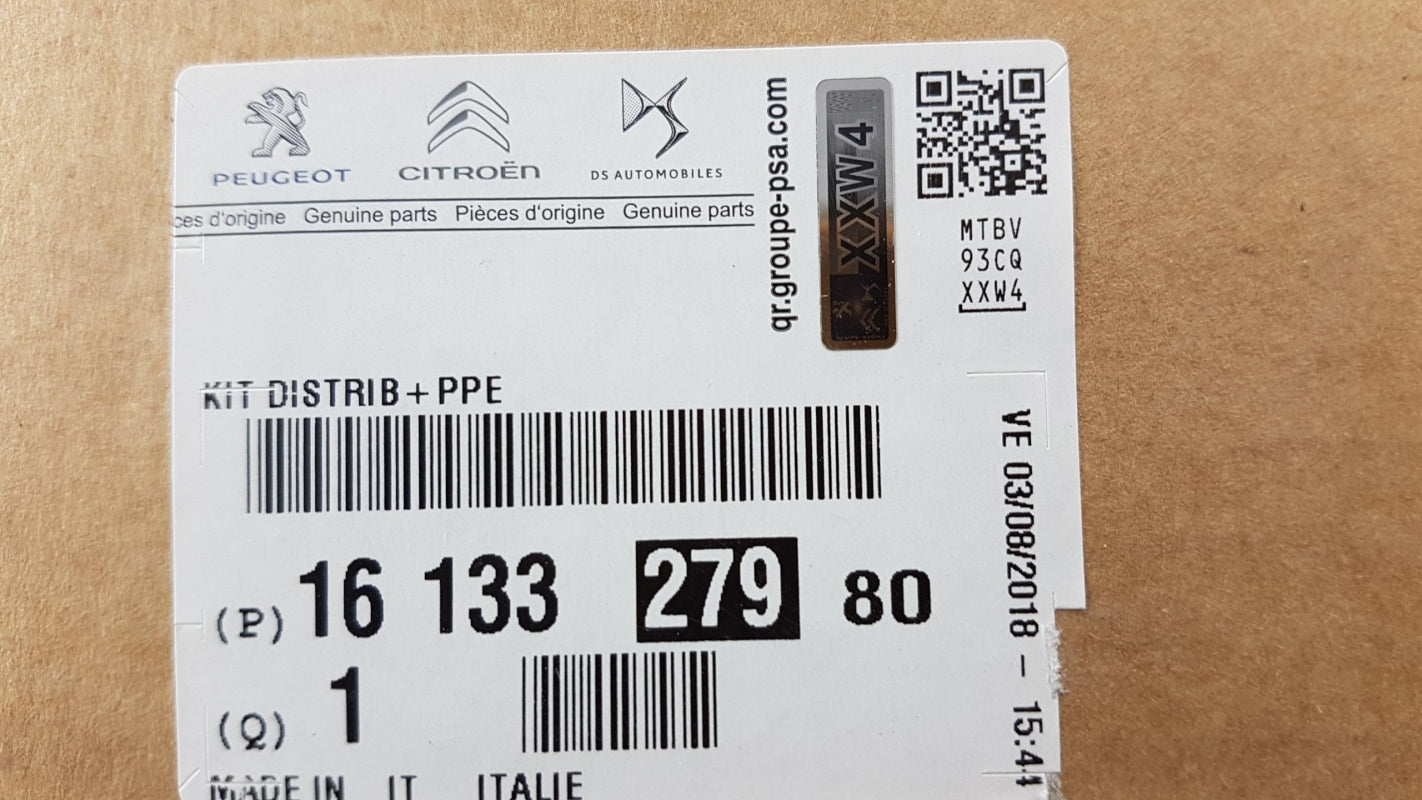 Original PEUGEOT CITROEN 2.0HDi Wasserpumpe mit Zahnriemenkit 1613327980