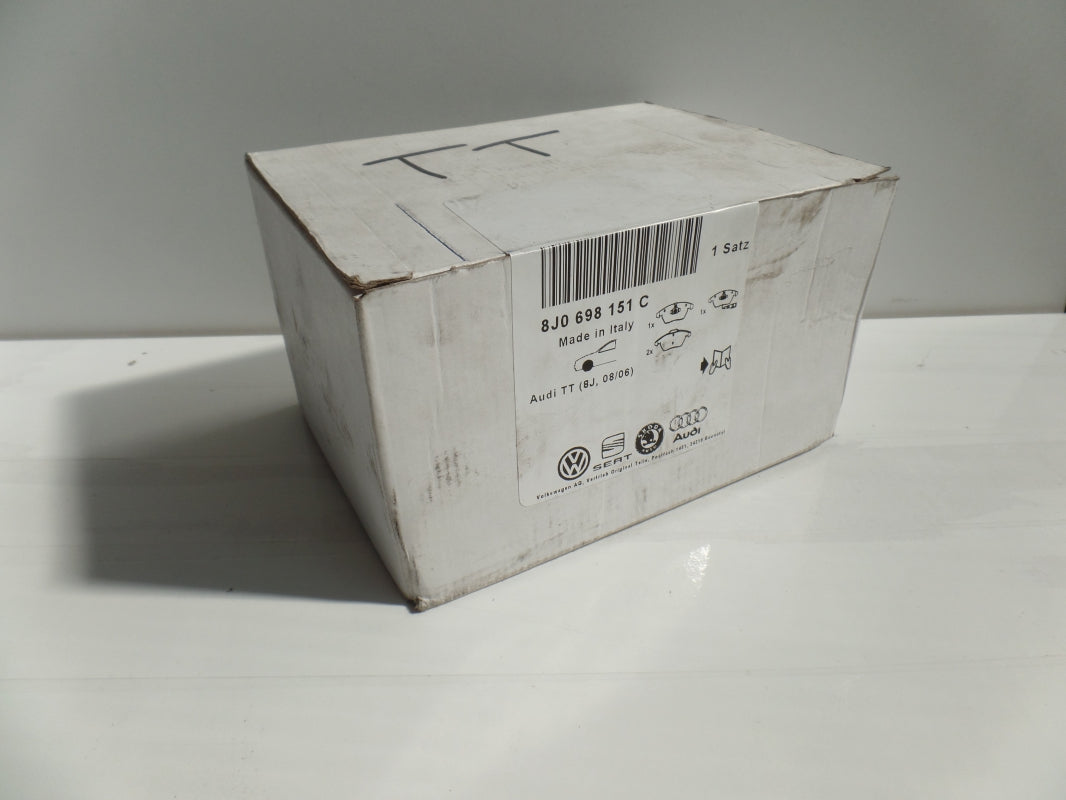 Original AUDI A1 TT Bremsbeläge Bremsklötze mit Warnkontakt vorne 8J0698151C