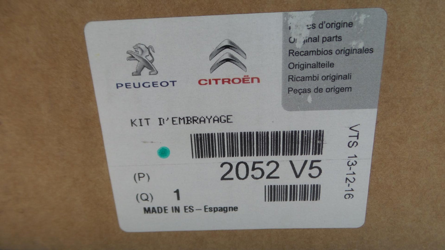 Original PEUGEOT 406 607 807 CITROEN C5 C8 2.2HDi Kupplungssatz 2052V5