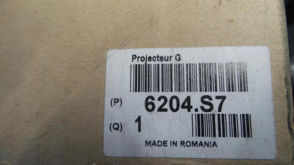 Original PEUGEOT 206 Hauptscheinwerfer Frontlicht links 6204S7