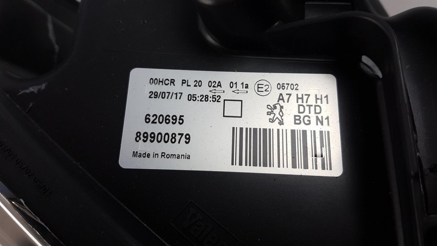 Original PEUGEOT 207 (A7) Hauptscheinwerfer Frontlicht rechts 620695