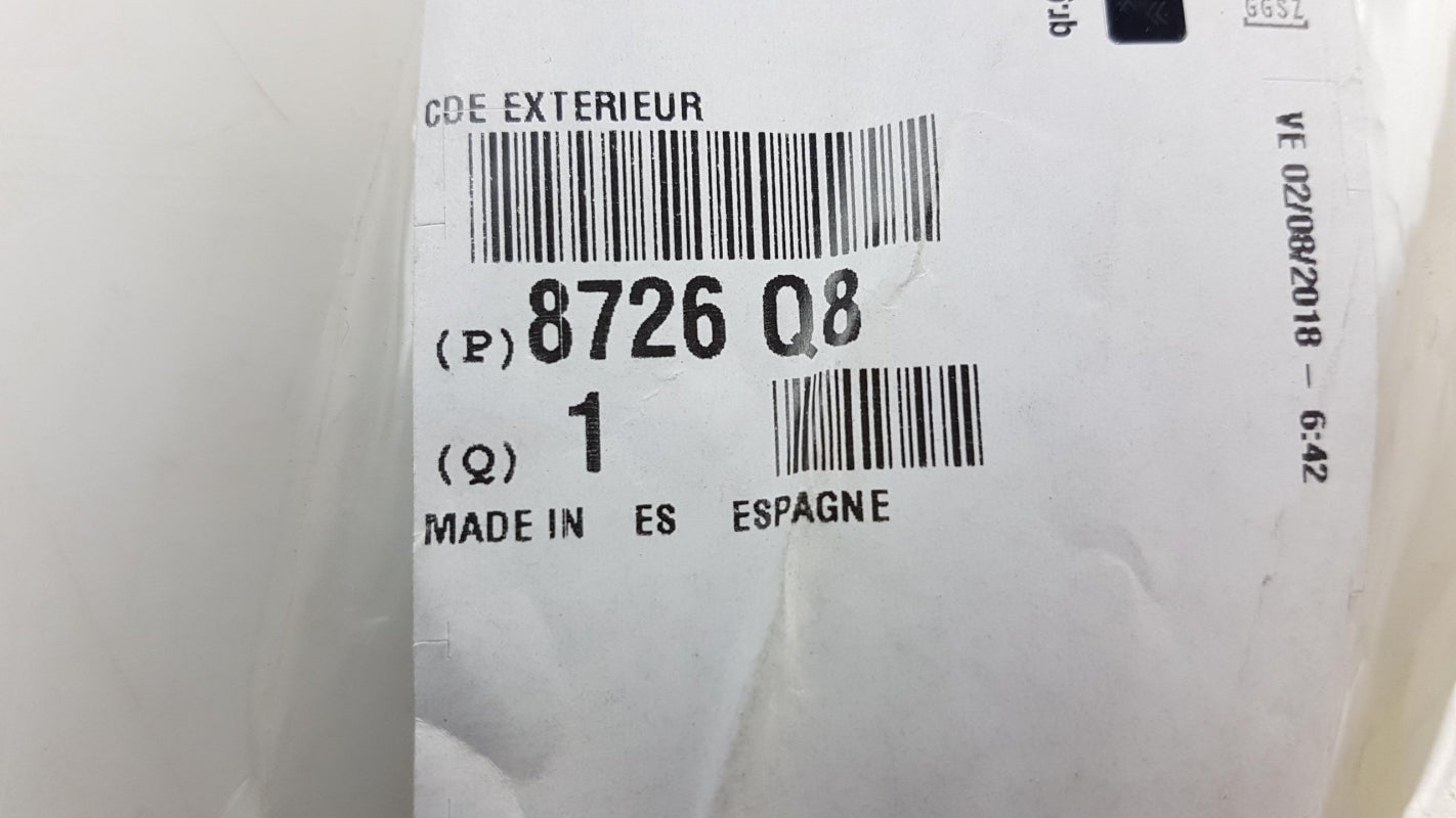 Original OE Peugeot Kofferraum Griff 8726Q8