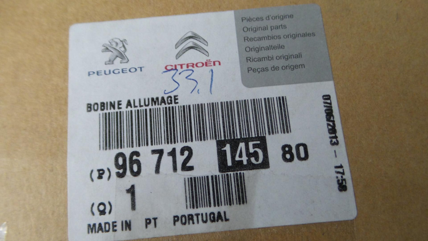 Original PEUGEOT 208 A94 CITROEN C3 DS5 Zündspule 9671214580