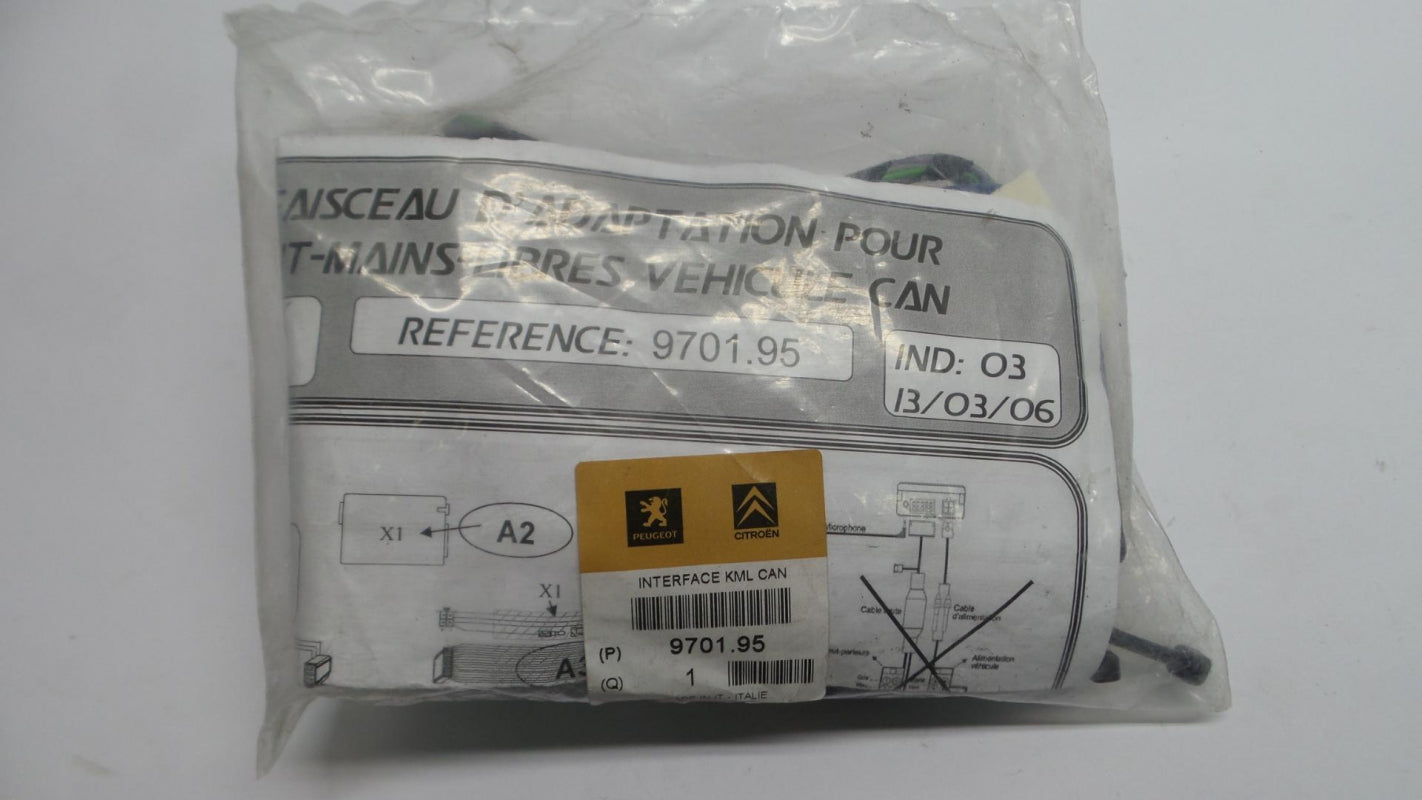 Original CITROEN C2 C3 C5 Leitungssatz Montagesatz für Radio Interface 970195