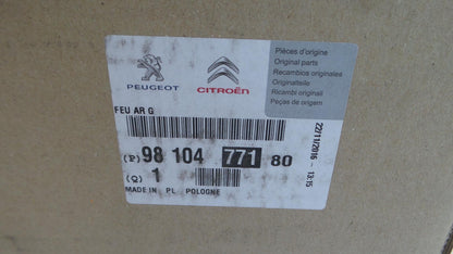 Original PEUGEOT 3008 Heckleuchte Rückleuchte links 9810477180