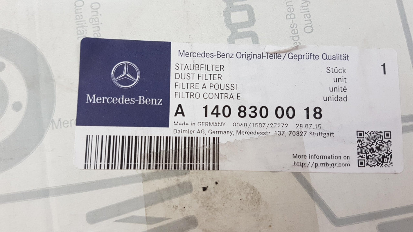 Original OE MERCEDES-BENZ Innenraumfilter A1408300018