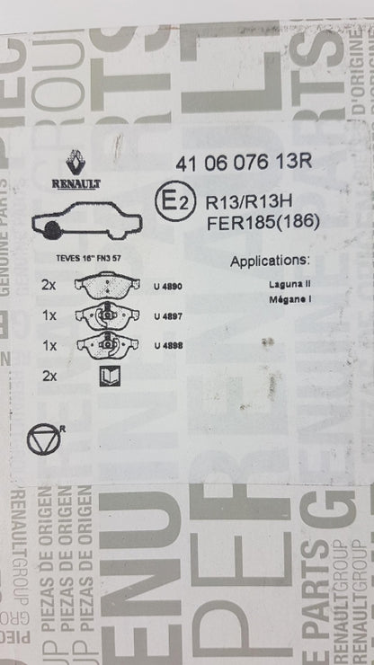 Original RENAULT Laguna II Megane I Bremsbeläge Bremsklötze vorne 410607613R
