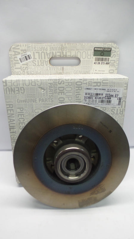 Original RENAULT Espace V 1x Bremsscheibe mit Radlager Hinten 432027306R