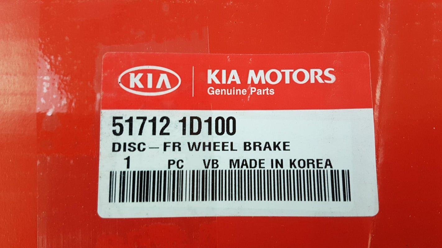 Original KIA Carens (UN) '06-'13 Bremsscheibe (1 stück) vorne 517121D100