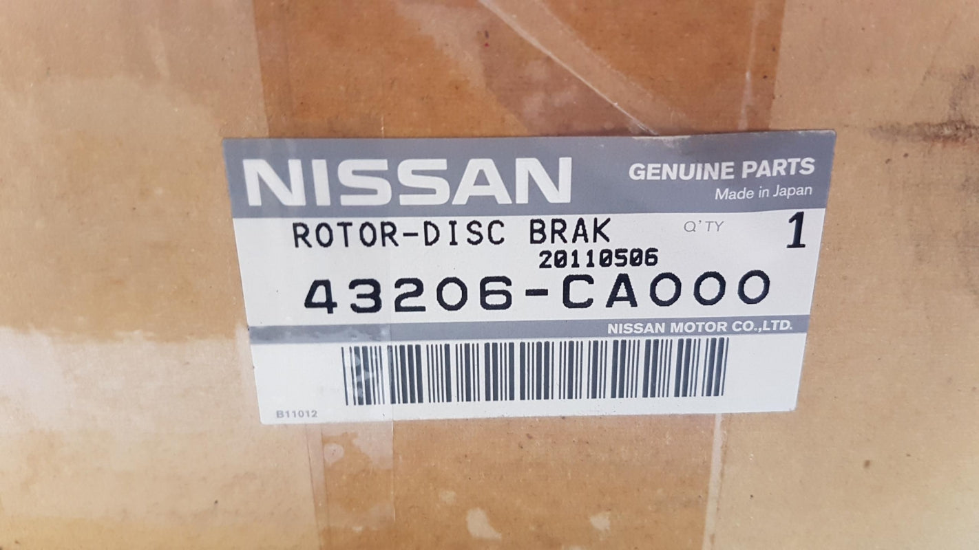 Original OE NISSAN Bremsscheibe (1 Stück) 43206CA000