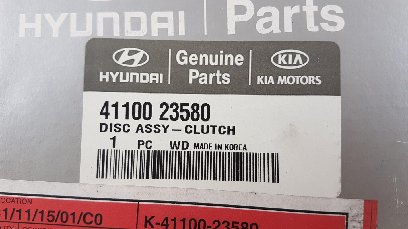 Original OE HYUNDAI/KIA Kupplungsscheibe 4110023580