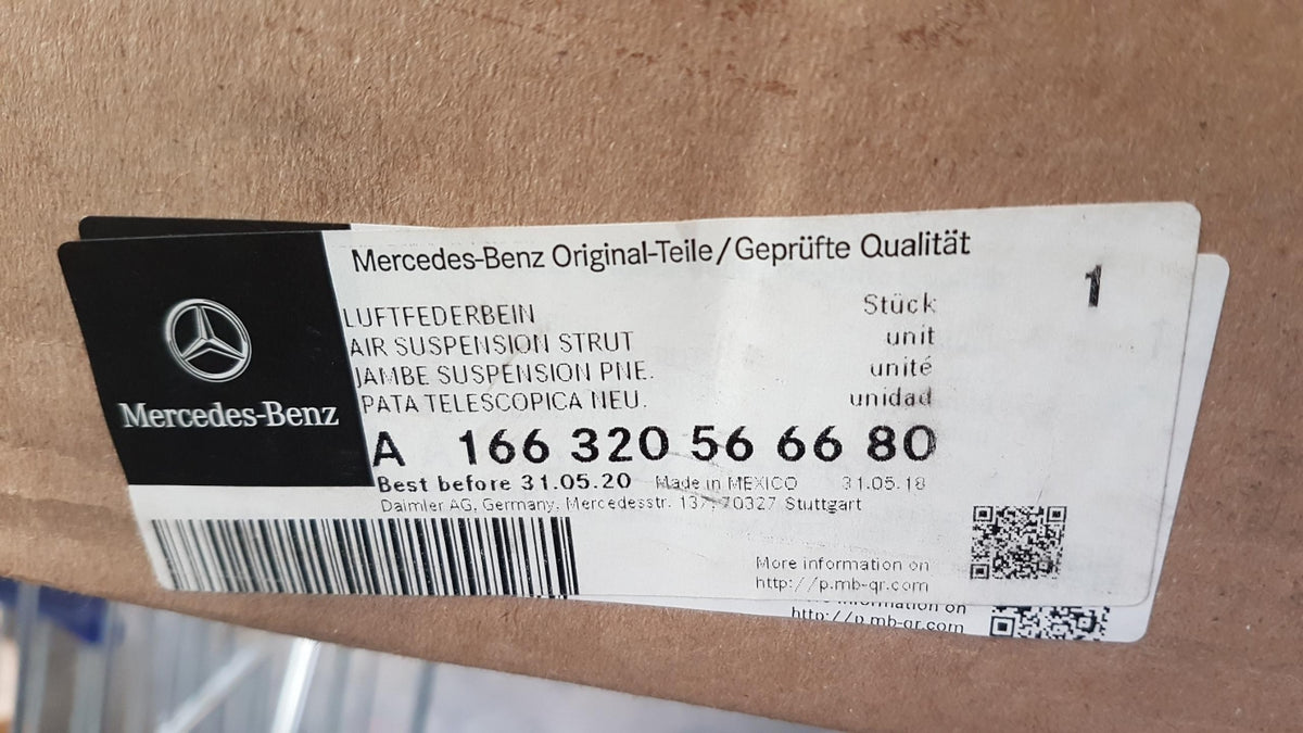 Original OE MERCEDES-BENZ Stoßdämpfer A166320566680